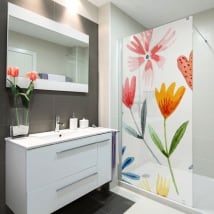 Vinili schermi colori dei fiori