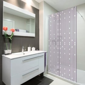 Vinili schermi linee di bagno