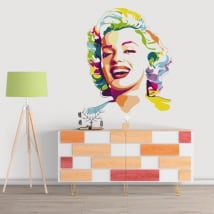 Sticker murale marilyn monroe