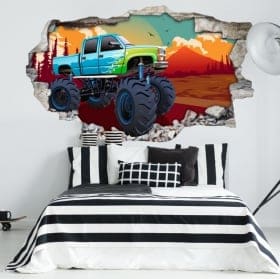 Vinili muri monster truck 3d