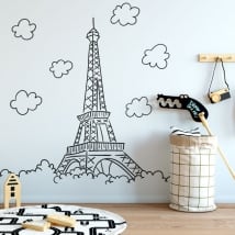 Vinile decorativo parigi torre eiffel
