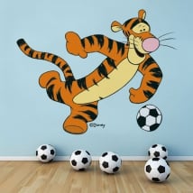 Vinile e adesivi winnie the pooh tigger calcio