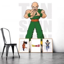 Vinile adesivo dragon ball ten shin han