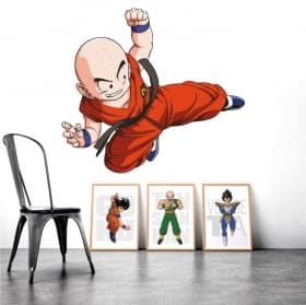 Vinile adesivo e autoadesivi dragon ball krilin