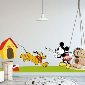 Vinili topolino e plutone disney