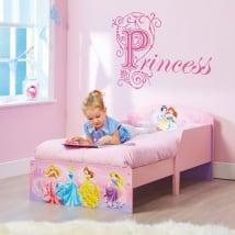 Vinili decorare le stanze dei bambini testo principessa