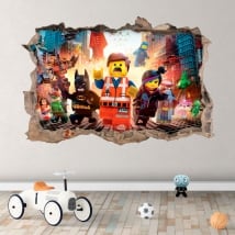 Vinili buco muro 3d il lego