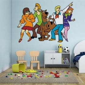 Vinile adesivo e stickers scooby-doo