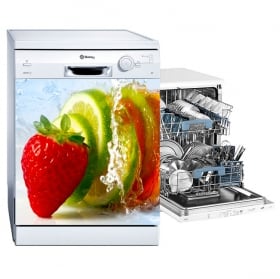 Vinile adesivo lavastoviglie frutti nell'acqua