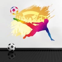 Vinile e adesivi decorazione di calcio