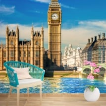 Murales di vinile big ben londra inghilterra