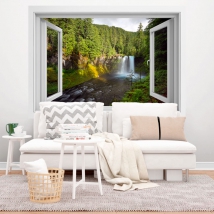 Vinili e adesivi cascata di koosah 3d