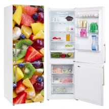 Vinile decorativo frutta frigoriferi e frigo