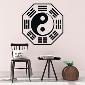 Vinile decorativo e adesivi yin yang