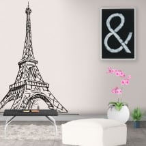 Vinili e adesivi parigi torre eiffel