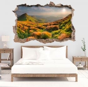 Adesivi murali Colorado montagne fiume 3D