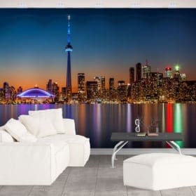 Murales in vinile canada colori del tramonto