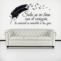 Sticker e adesivi frase il piccolo principe