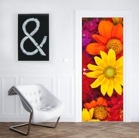Vinili fiori per decorare porte e armadi