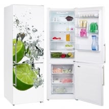 Vinile e adesivi decorare i frigoriferi limoni nell'acqua