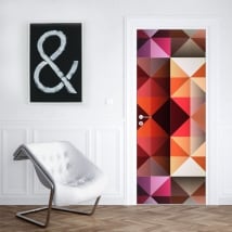 Vinili per porte e armadi colori triangoli