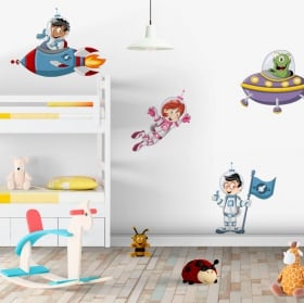 Vinile adesivo luna e stelle dei bambini
