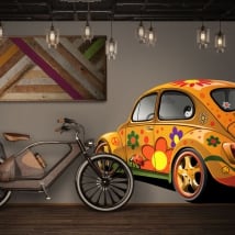 Vinile decorativo e adesivi volkswagen beetle