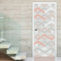 Vinile adesivo porte e armadi stile retrò pop