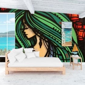 Montagne di foto parete murales Siusi Alpi Italia
