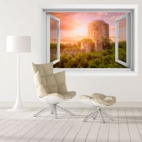 Vinili finestre fortezza rumeli hisari istanbul 3d