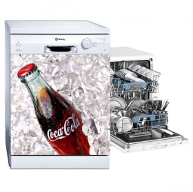 Vinile per lavastoviglie coca-cola