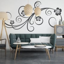 Adesivi decorare le pareti con i fiori