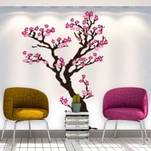 Adesivi e vinili decorativi albero con fiori