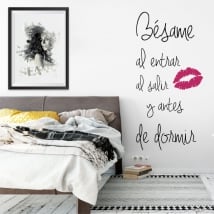 Vinili baciami entrando quando esci e prima di dormire
