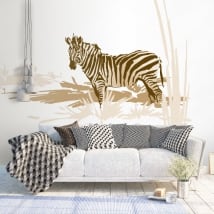 Vinile decorativo e adesivi zebra africa