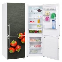 Vinili fragole per decorare i frigoriferi