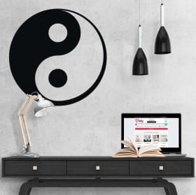 Vinile decorativo e adesivi yin yang