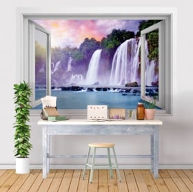 Vinili cascate Reunion Island 3D