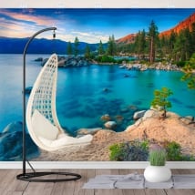 Murales in vinile sand harbor lake tahoe sierra nevada