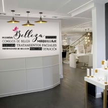 Vinili per decorare i saloni di bellezza