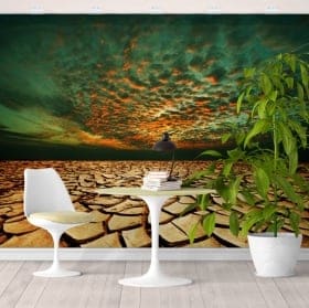 Adesivi murales cascate nella foresta