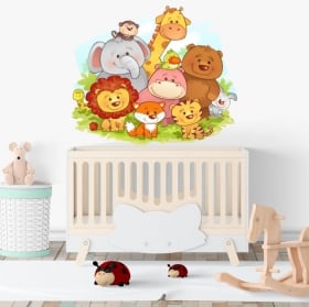 Vinile decorativo e adesivi animali da bambini