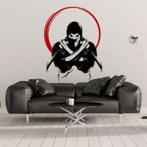 Vinile decorativo e adesivi sagoma ninja