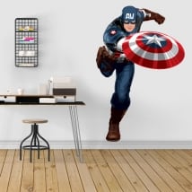 Vinile decorativo e adesivi capitan america