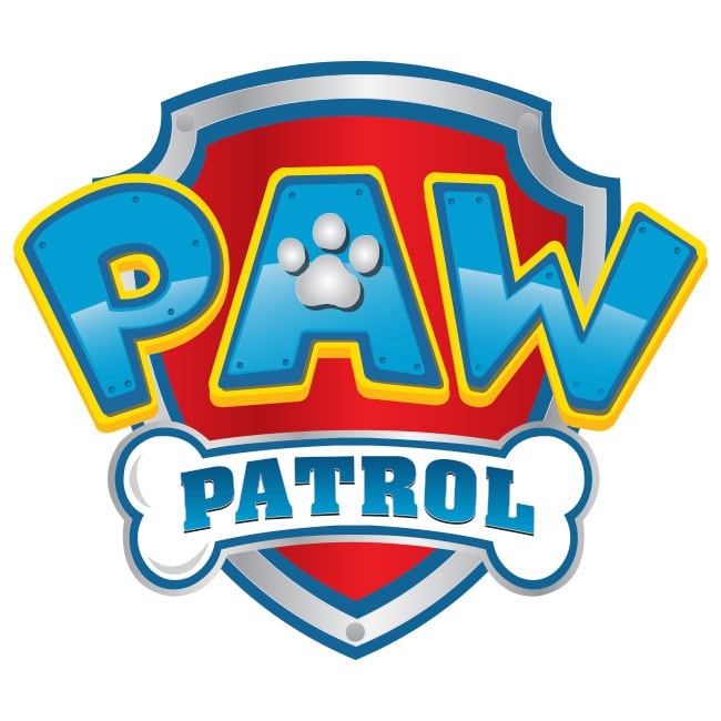 Vinile decorativo e adesivi paw patrol logo