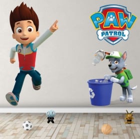 Vinile per bambini rocky la pattuglia canina