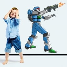 Vinile e adesivi robot da combattimento