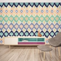 Murales in vinile con stile boho