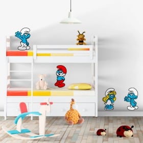 Vinili e adesivi per bambini animali nella foresta
