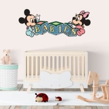 Vinili muri disney mickey e minnie babies